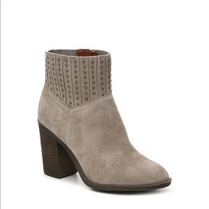LUCKY BRAND Salome Suede Stud Ankle Bootie